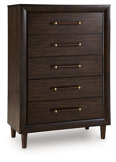 Dantenton Five Drawer Chest