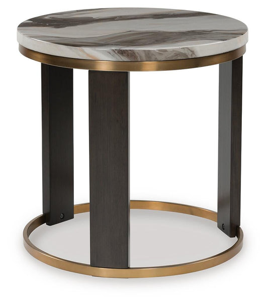 Jazmore Round End Table