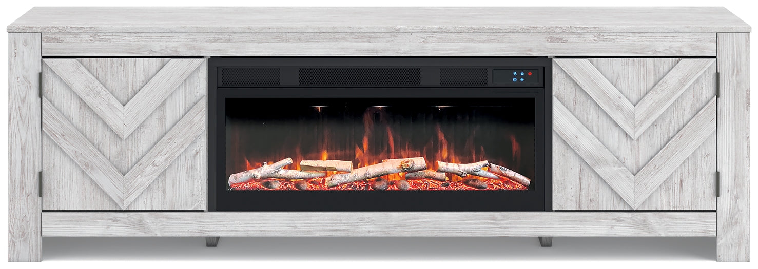 Cayboni 71" TV Stand with Electric Fireplace