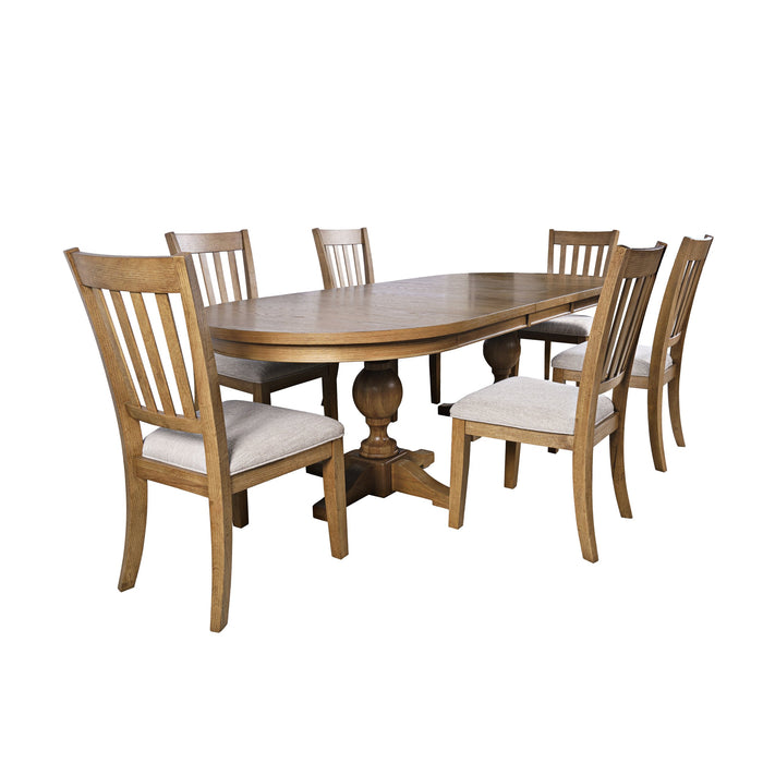 Brentwood 102" Double Pedestal Dining Table