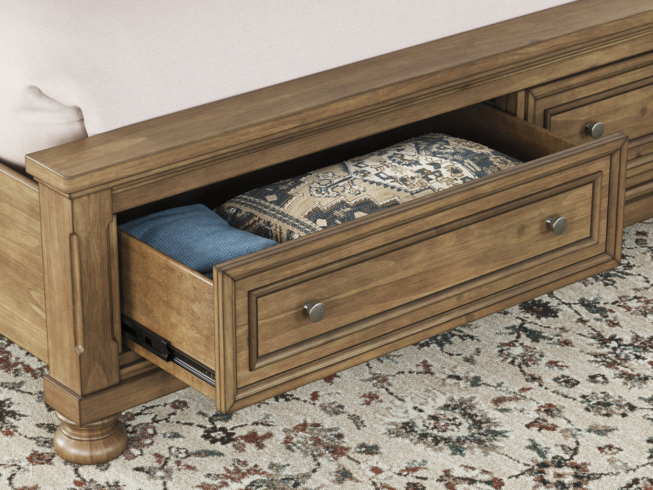 Feddinger King Storage Sleigh Bed
