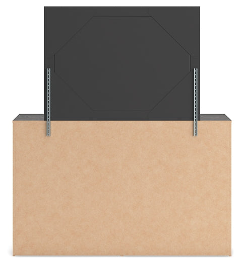 Hollivern Full Panel Bed with Storage, Dresser, Mirror, Chest and Nightstand