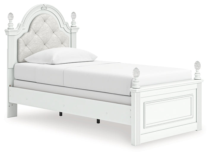 Kozlani Twin Upholstered Panel Bed