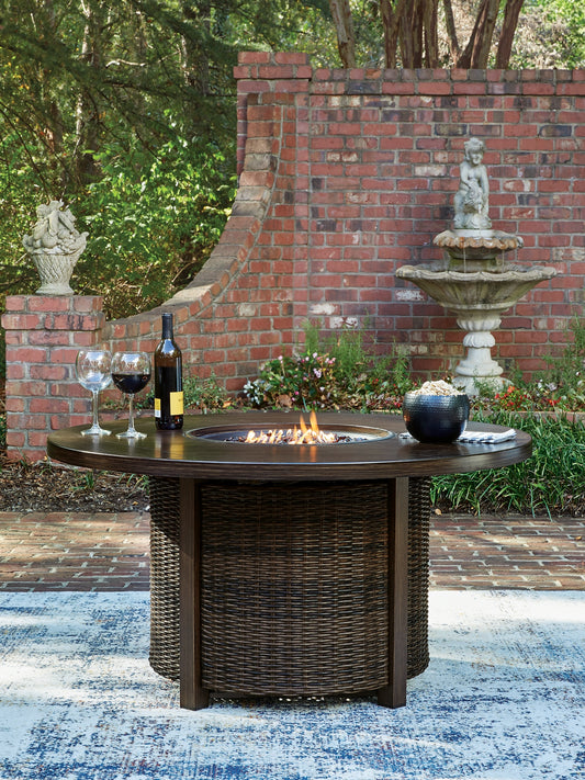 Monterey Point Round Fire Pit Table