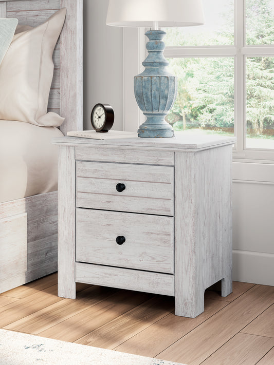 Makidern Two Drawer Night Stand