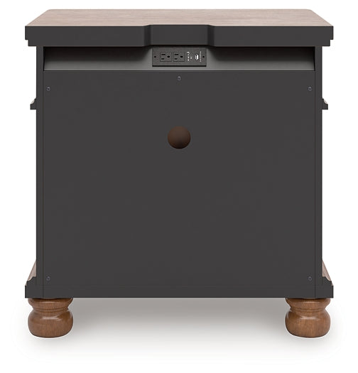 Rowlenstown Queen Poster Bed with Mirrored Dresser and Nightstand