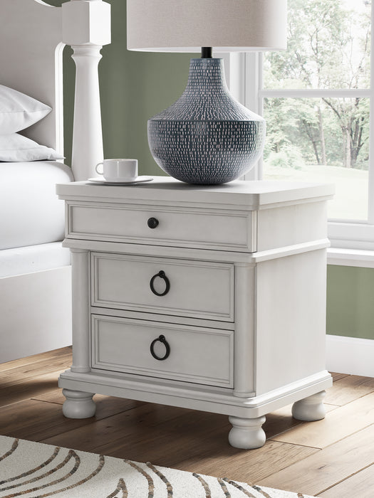 Rowlenstown King Poster Bed, Dresser, Mirror and Nightstand