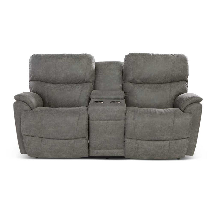Trouper Power Reclining Loveseat w/ Headrest & Console
