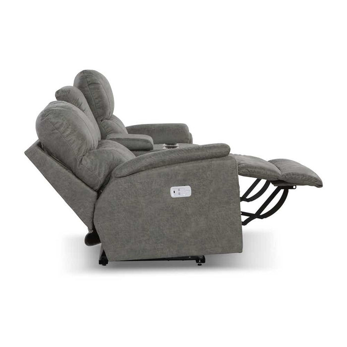 Trouper Power Reclining Loveseat w/ Headrest & Console