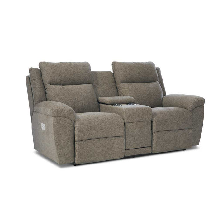 Joel Power Reclining Loveseat w/ Headrest & Console