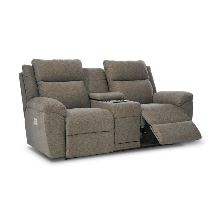 Joel Power Reclining Loveseat w/ Headrest & Console