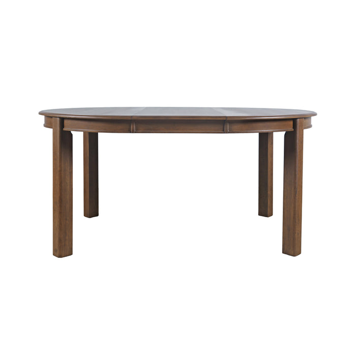 Carson's Oak Round Extension Table