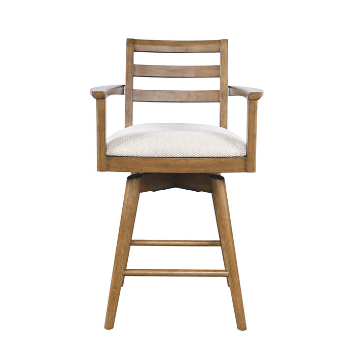 Axis Ladder Back Swivel Counter Stool (2/CTN)