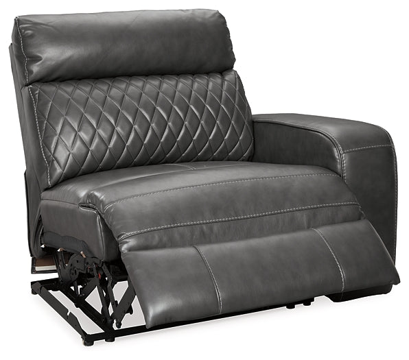 Samperstone 2-Piece Power Reclining Sectional Loveseat
