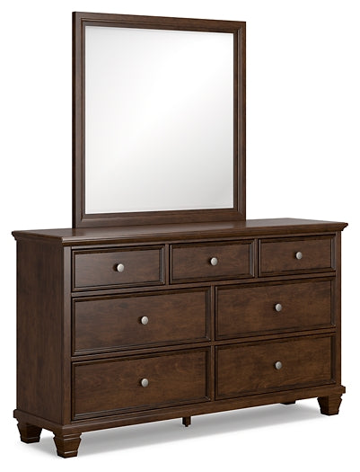 Danabrin Queen Panel Storage Bed, Dresser and Mirror