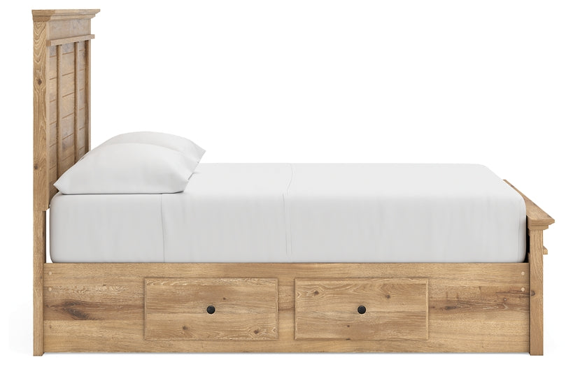 Makidern Full Panel Storage Bed