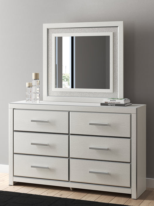 Zuraleus Queen Upholstered Bed, Dresser and Mirror