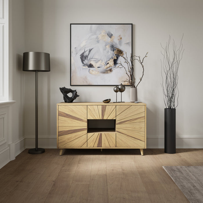 Reece Console Light Oak 50"