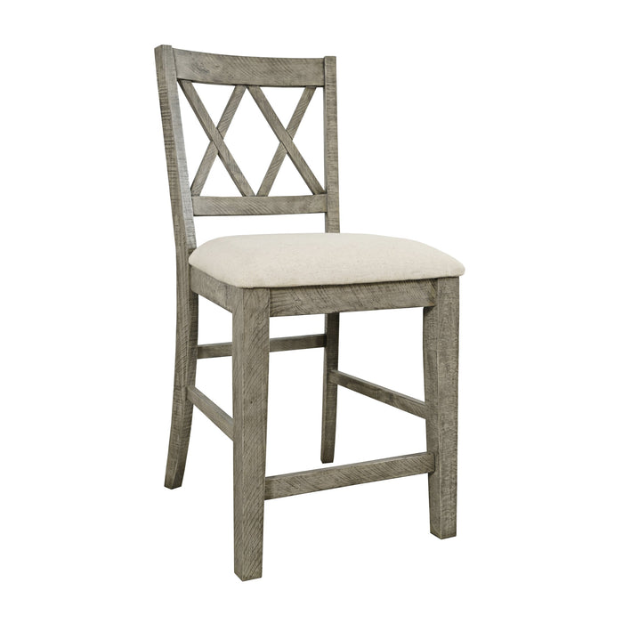 Telluride Double X-Back Counter Stool (2/CTN)