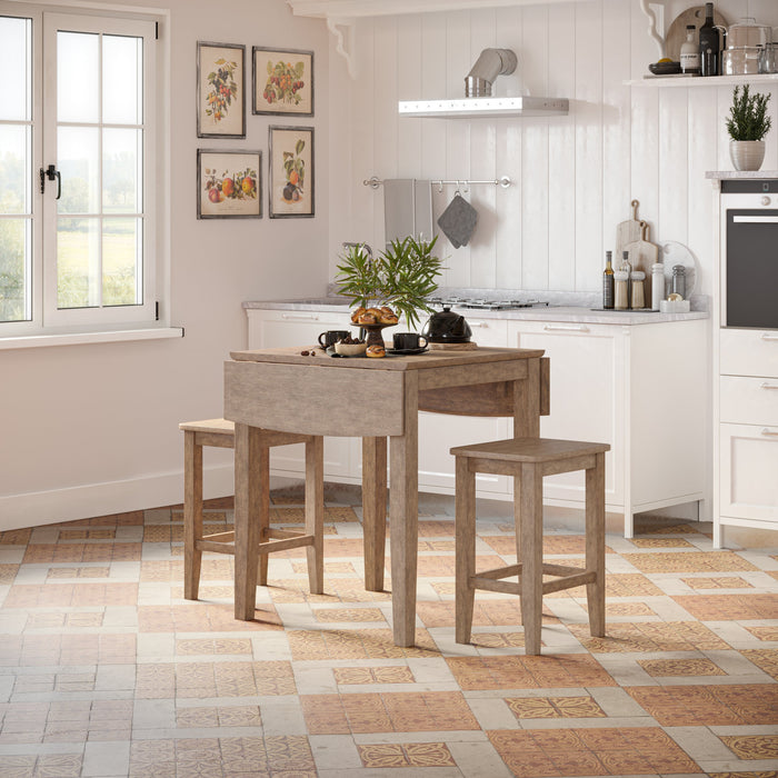 Eastern Tides Drop Leaf Counter Table