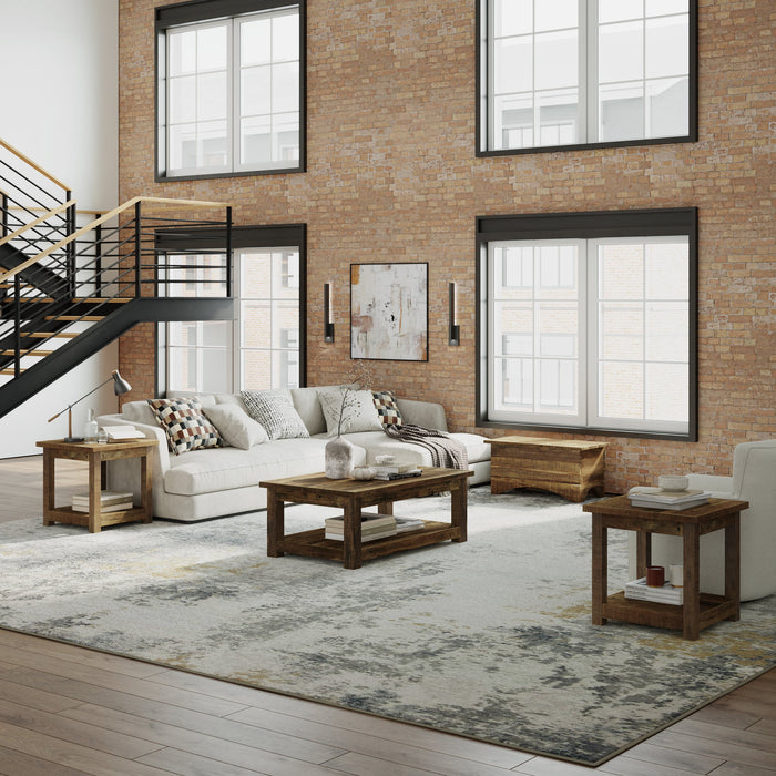Reclamation Salvaged Wood Rectangle Coffee Table