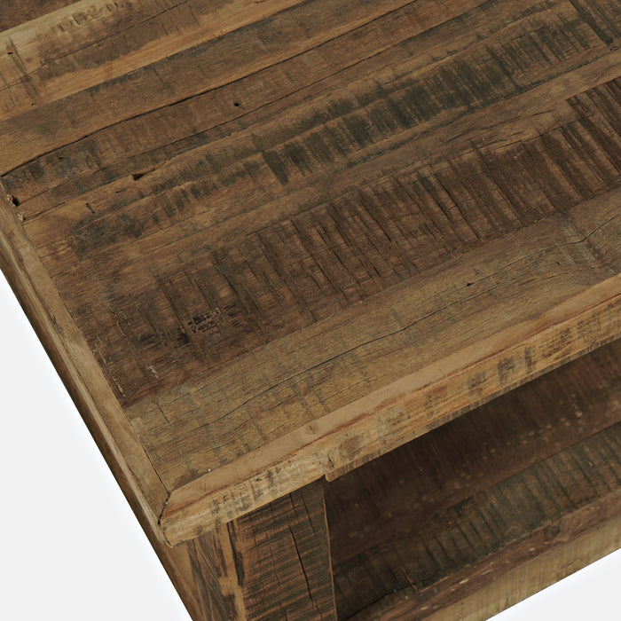 Reclamation Salvaged Wood Rectangle Coffee Table