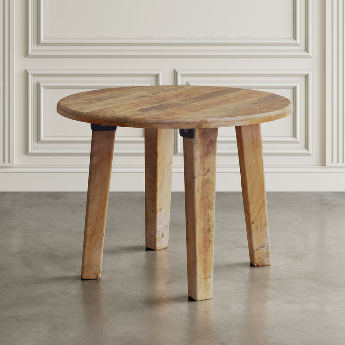 Reclamation Salvaged Wood Round Dining Table