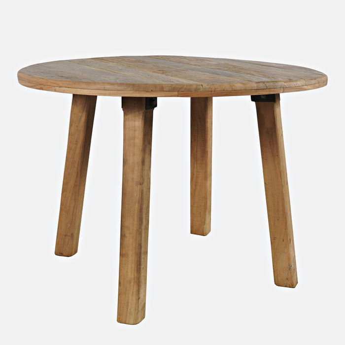 Reclamation Salvaged Wood Round Dining Table