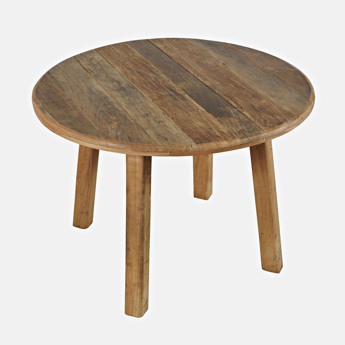 Reclamation Salvaged Wood Round Dining Table