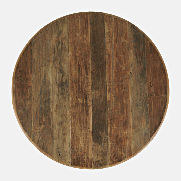 Reclamation Salvaged Wood Round Dining Table