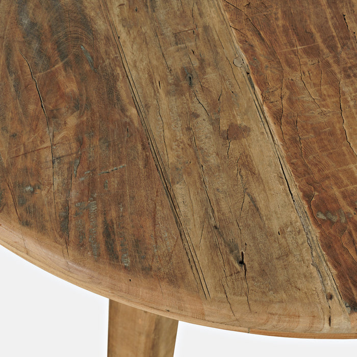 Reclamation Salvaged Wood Round Dining Table