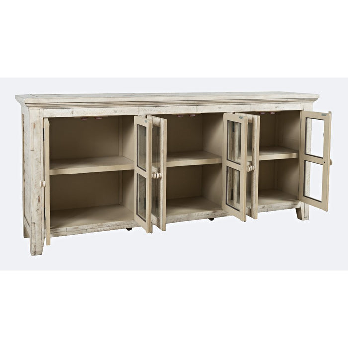 Rustic Shores 6 Door Low Accent Cabinet