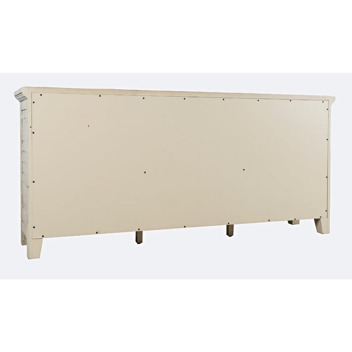 Rustic Shores 6 Door Low Accent Cabinet