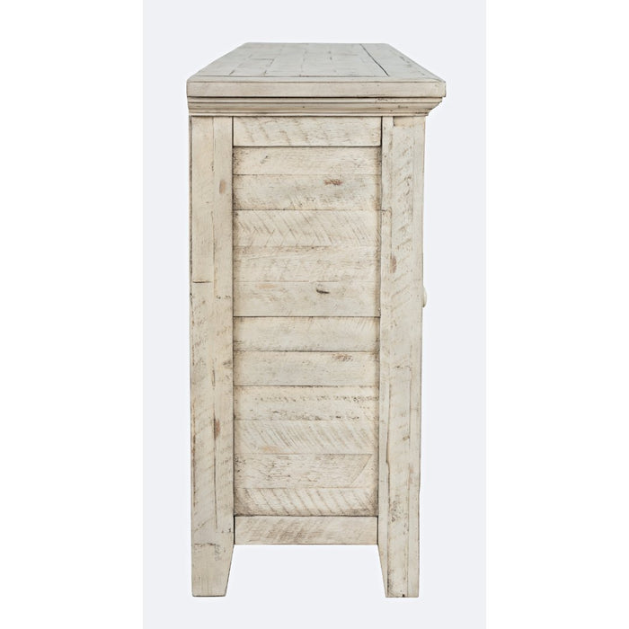 Rustic Shores 6 Door Low Accent Cabinet
