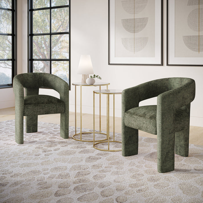 Gwen Open-Back Upholstered Chair