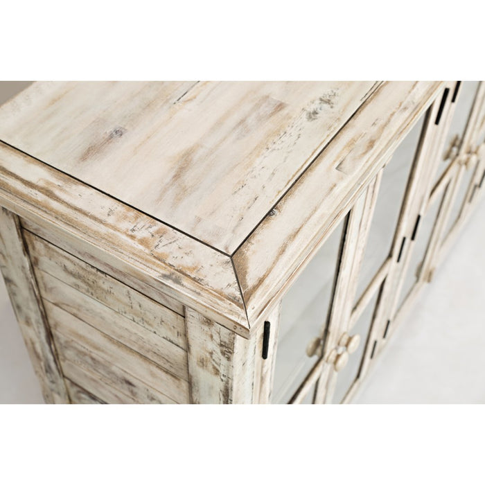 Rustic Shores 6 Door Accent Cabinet