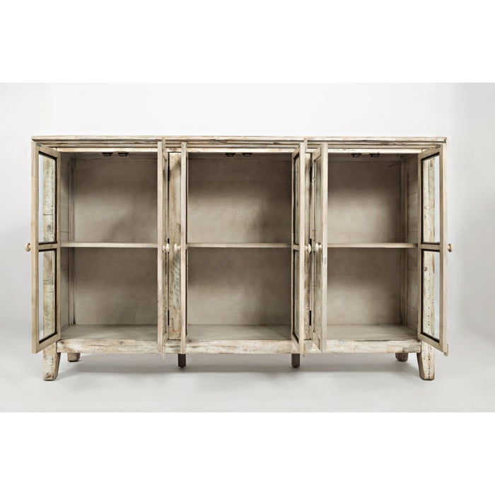 Rustic Shores 6 Door Accent Cabinet
