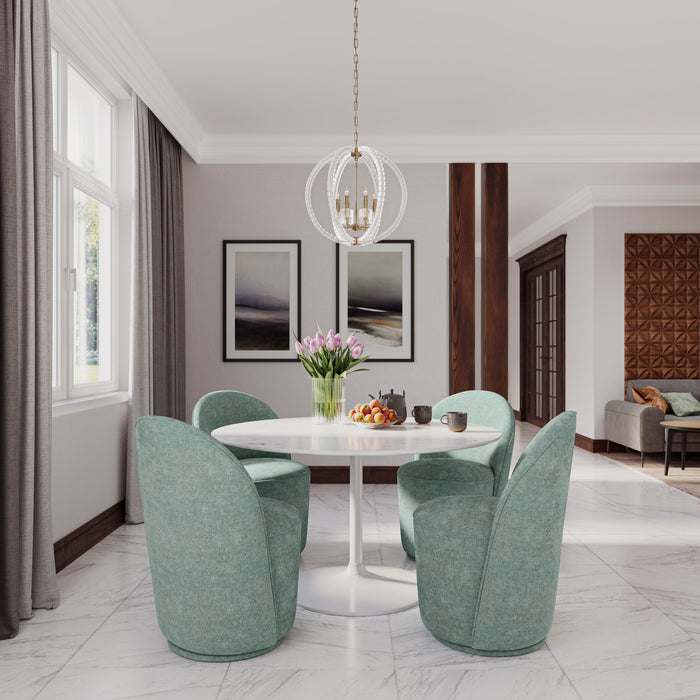 Landon Swivel Dining Chair (2/CTN)