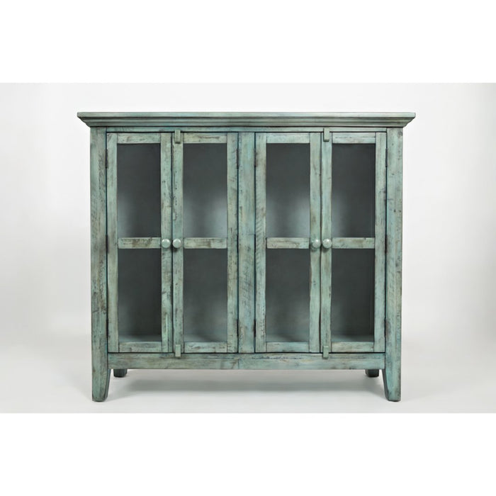 Rustic Shores 4 Door Accent Cabinet
