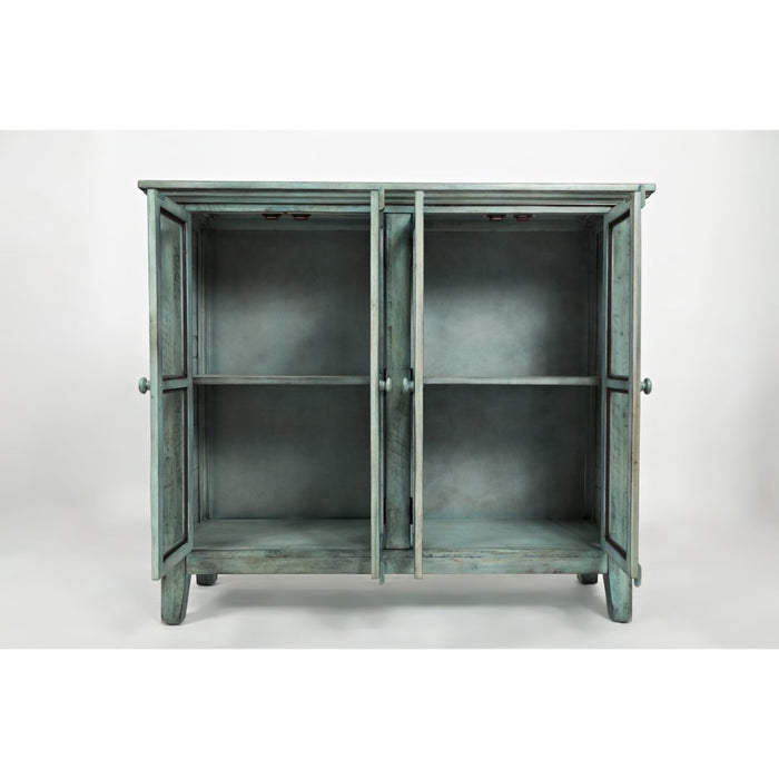 Rustic Shores 4 Door Accent Cabinet
