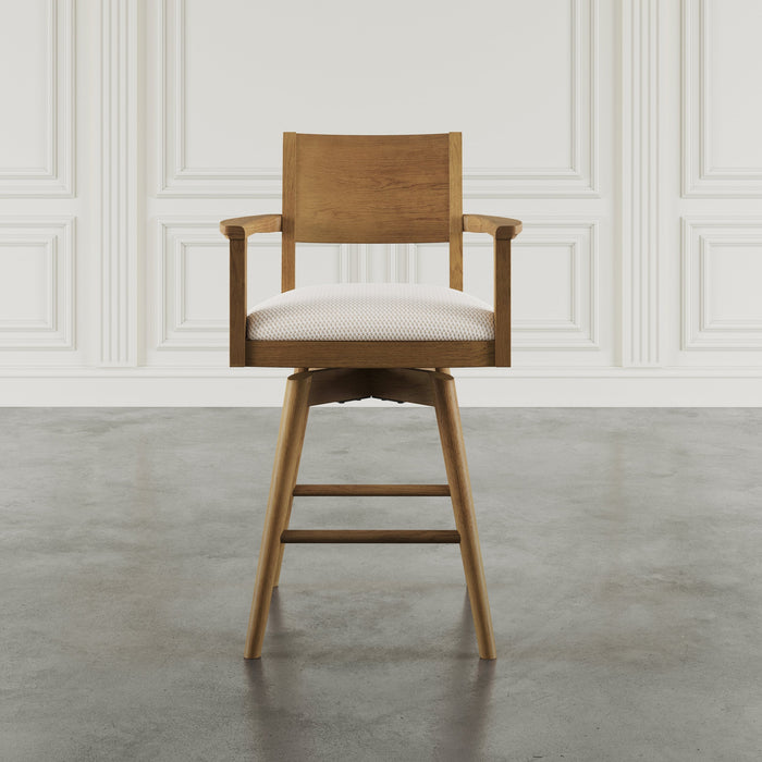 Axis Panel Back Swivel Counter Stool (2/CTN)
