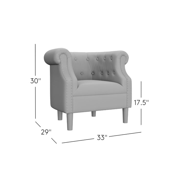 Lily Barrel Back Accent Chair