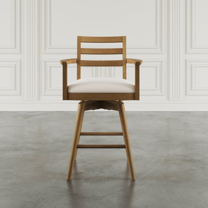 Axis Ladder Back Swivel Counter Stool (2/CTN)