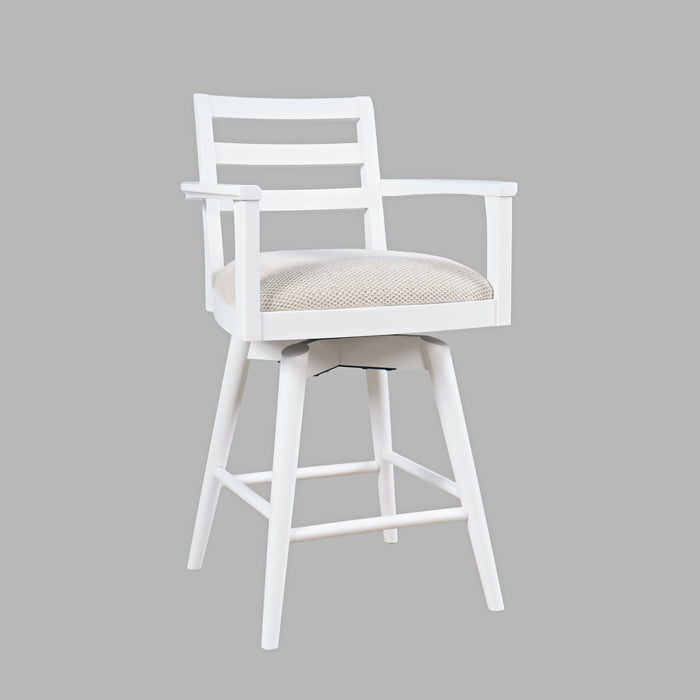 Axis Ladder Back Swivel Counter Stool (2/CTN)