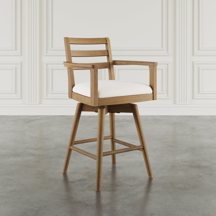 Axis Ladder Back Swivel Counter Stool (2/CTN)