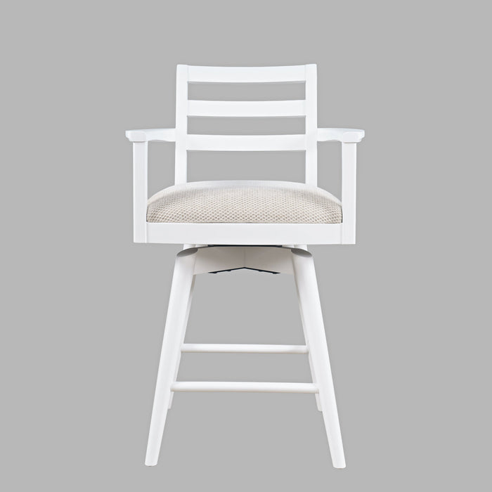 Axis Ladder Back Swivel Counter Stool (2/CTN)