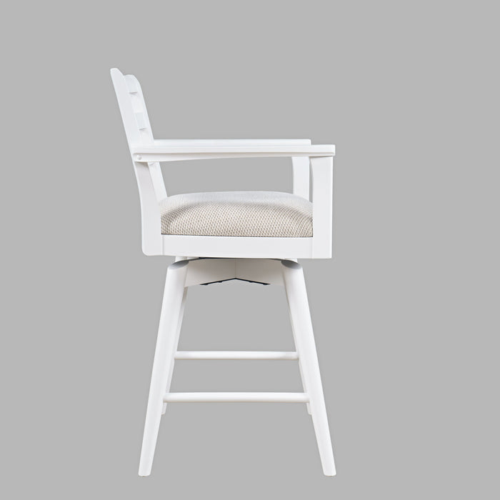 Axis Ladder Back Swivel Counter Stool (2/CTN)