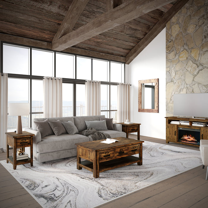 Cannon Valley Electric Fireplace Media Console