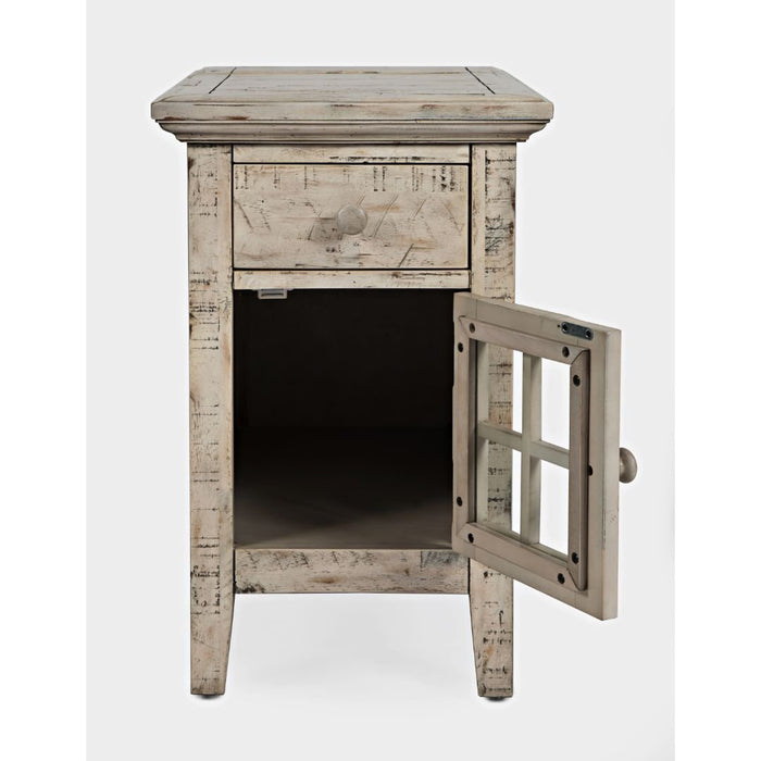 Rustic Shores Power Chairside Table