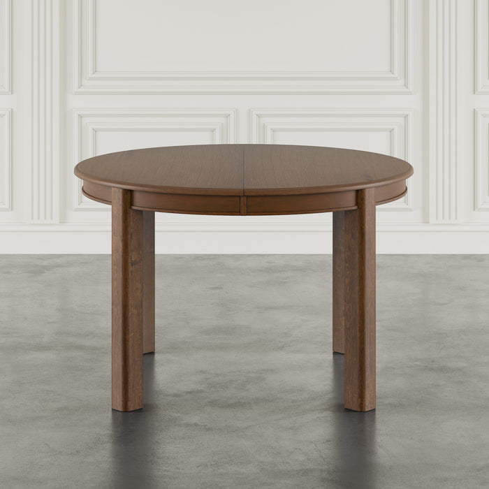 Carson's Oak Round Extension Table